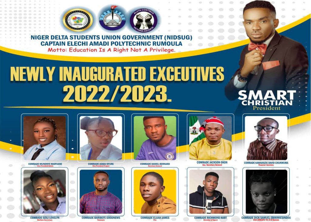 CEA Polytechnic Newly  Elected  President Assure Students of Transparency Government