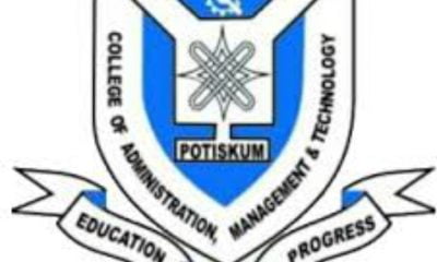 COLLEGE OF ADMINSTRATION, MANAGEMENT & TECHNOLOGY (CAMTECH) POTISKUM 2021/2022 ACADEMIC CALENDAR
