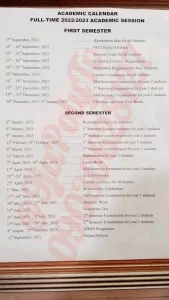 Crown Polytechnic Ado-Ekiti Resumption Date and Academic Calendar for 2022/2023 Session