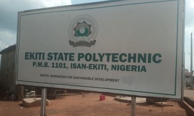 Admissions Into Ekiti State Polytechnic, Isan-Ekiti for 2022/2023 Academic Session Is Ongoing