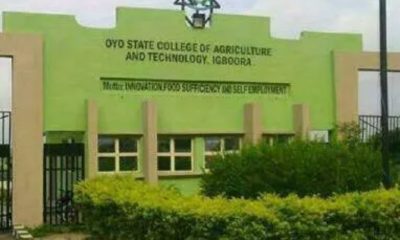 Lists of The Courses Offered at The Oyo State College of Agriculture and Technology (OYSCATECH) and Their School Fees