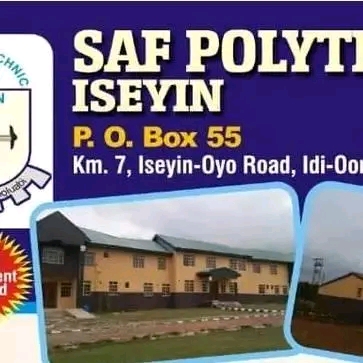 SAF Polytechnic Iseyin Secures NBTE Accreditation to Run 5 New Programmes 
