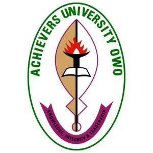Lists of The Courses, Programmes Offered in Achievers University, Owo and Their School Fees