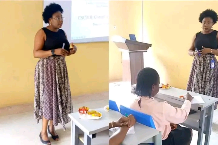Extraordinary: TAU VC, Prof. Francisca  Seen Teaching Students in Classroom
