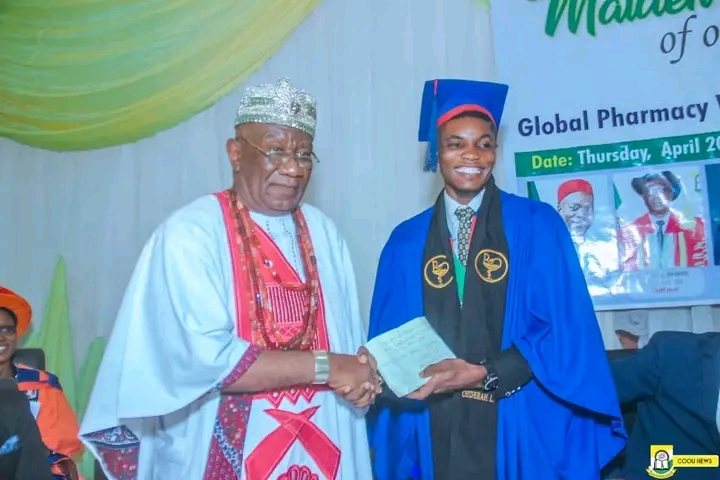 Tears of Joy as Chiderah Dilibe Emerges Best Graduating Student of Pharmacy in COOU. 
