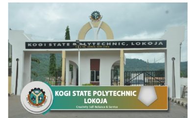 Kogi State Polytechnic Lokoja 2023/2024 POST UTME