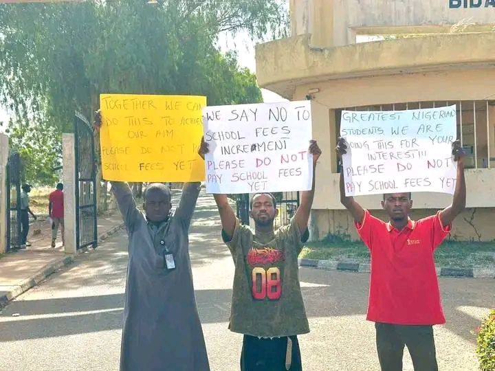 Federal Polytechnic Bida Students Protest School Fee Increment; SUG Urges Calm